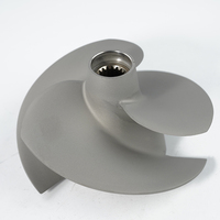 Nouvel Impeller en Acier Inoxydable Sablé pour Jet Ski Sea-Doo SPARK 60 & 90/SPARK HO/SPARK TRIXX PWC, Hélice de Pompe 140mm