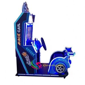 Simulateur de conduite pour enfants, jeu de course électrique, machine d'arcade, écran LCD 26 pouces, personnalisable en anglais, à vendre - Product Image 3