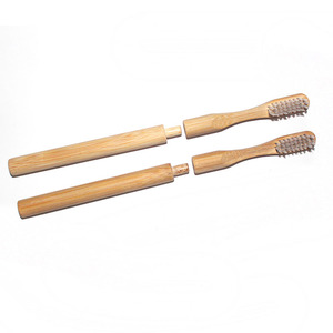 Biodegradable Eco-friendly Detachable Handle Bamboo <strong>Toothbrush</strong> <strong>Head</strong> Replacement for Bamboo <strong>Toothbrush</strong> - Product Image 2
