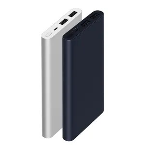 10000mAh Xiaomi Mi güç bankası 2 harici pil güç kaynağı Xiaomi 18W hızlı şarj PLM09ZM güç Xiaomi çift USB bağlantı noktası