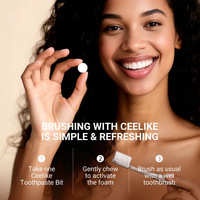 Vente en gros d'usine - Comprimés de dentifrice SIIMUNANA pour des dents blanches, une haleine fraîche, écologiques, solides, pour usage domestique, 30 ml