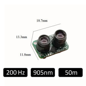 Module de télémètre laser PTWC-H05X 50m 200HZ Capteur de distance 40m Tof IIC <span class=keywords><strong>Robot</strong></span> chenille Gps Lidar - Product Image 5