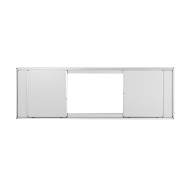4000x1305mm Education Blackboard Built-in Intelligent Touch Interactive Digital Display Whiteboard Push Pull Sliding Whiteboard