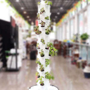 2023 Searea Vertical Farming 45 Plants Sites Système hydroponique vertical Tour avec pompe et réservoir d'eau mobile - Product Image 5