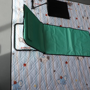 Tapis de <span class=keywords><strong>plage</strong></span> portable, pliable, durable, antidérapant, résistant à l'humidité, écologique, en polyester, avec dossier réglable, personnalisable, chaise longue - Product Image 3
