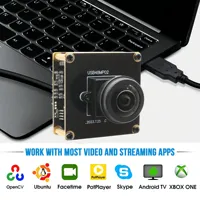 Cámara con Módulo Ultra HD de 48MP, Sensor IMX586, Lente Fija de 1/2 Pulgada, Gran Angular de 8000X6000, Lente Ojo de Pez de 185 Grados, Cámara USB para