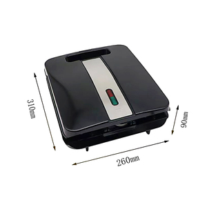 Sandwich Maker 1200W de hierro con recubrimiento antiadherente prensa <span class=keywords><strong>Panini</strong></span> parrilla termostático automático - Product Image 5