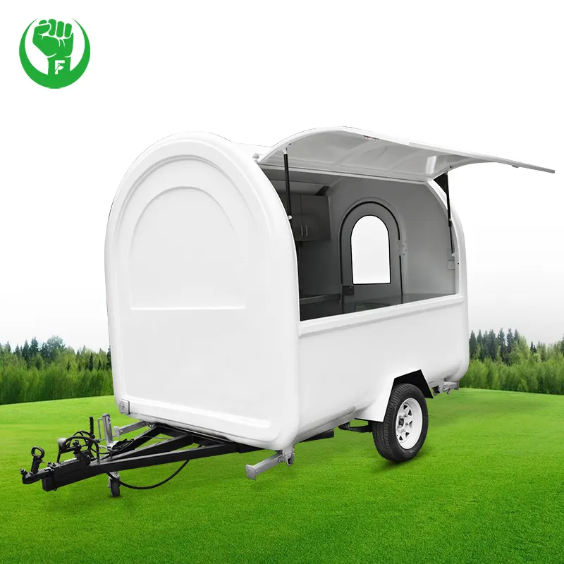 Mobile fast food mini catering trailers mobile food vans for sale