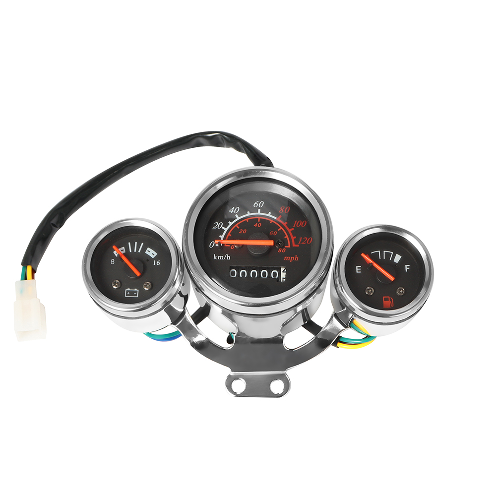 Motorcycle Digital Tachometer, Speedometer, Odometer, Meter Gauge Kit, Fits Most Electric Motorcycle