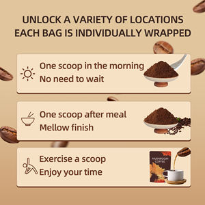 กาแฟผสมเห็ดออร์แกนิค 6 in 1 แบรนด์ส่วนตัว (เห็ดหลินจือ/เห็ดหัวลิง) - เสริมภูมิคุ้มกันและเพิ่มพลังงาน กาแฟสำเร็จรูป - Product Image 6