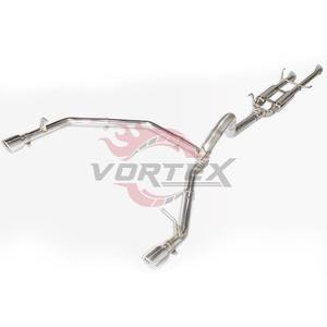 Système d'échappement performance Vortex en acier inoxydable Valvetronic Catback avec télécommande, finition poli miroir, tôle d'acier de 1,5 mm pour - Product Image 3