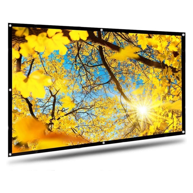 Alr 60 Degree Alr Projector Screen Gray PET Gain with Portable Fixed Framed Projector Screen