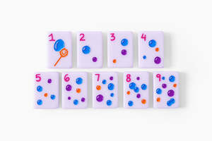 En stock – Vente en gros – Jeu de Mahjong américain de luxe en acrylique gravé, 160 tuiles - Product Image 2