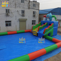 Château gonflable WODI de qualité commerciale en PVC de 0,55 mm pour enfants et adultes WODI de qualité commerciale en PVC de 0,55 mm