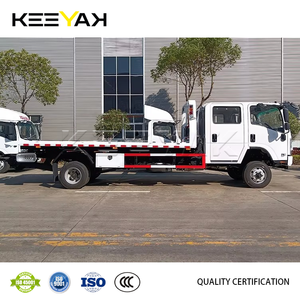 Camion de remorquage à <span class=keywords><strong>plateau</strong></span> plat ISUZU Double Cabine 4x4, Cylindre hydraulique, Diesel, <span class=keywords><strong>Plateau</strong></span> de remorquage 6 tonnes, Camion de dégagement routier, Prix abordable - Product Image 6