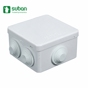 Boîtier de Commutation Électrique Étanche IP65 en Plastique ABS RA 85*85*50, Boîtier de Raccordement Multi-Prises pour Câbles et <span class=keywords><strong>Raccords</strong></span> de Tuyauterie - Product Image 1