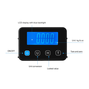 <span class=keywords><strong>LCD</strong></span> hiển thị 200kg thép không gỉ điện tử di động cầm tay sân bay hành lý bưu kiện Trọng lượng kỹ thuật số Bưu Chính vận chuyển quy mô - Product Image 3
