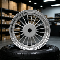 Jantes forgées personnalisées GS en 2 pièces, polies, 18, 19, 20, 21, 22, 24 pouces, multi-rayons, 5x114.3, 5x112, 5x120, 5x130 pour Benz, BMW, Audi
