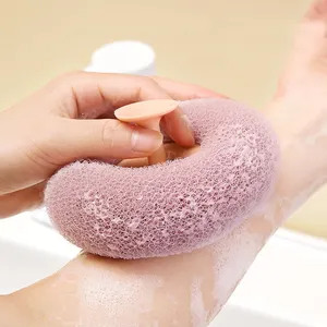 Bola de Baño Moderna con Forma de Girasol, Redonda, Súper Suave, Exfoliante, Totalmente Natural, Reutilizable para Masaje Corporal, para Mujeres y Hombres - Product Image 3