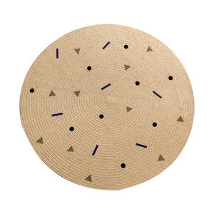 <span class=keywords><strong>Alfombra</strong></span> circular para gatear para niños, sala de estar, dormitorio, manta de noche, <span class=keywords><strong>alfombra</strong></span> minimalista Nórdica - Product Image 5