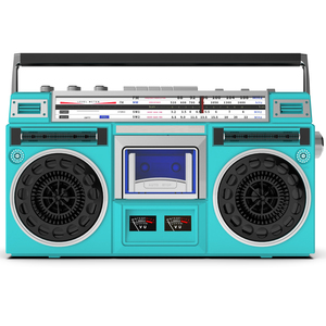 เครื่องบันทึกเสียงแบบพกพาสไตล์เรโทร วิทยุ AM FM SW บลูทูธ USB TF การ์ด ลำโพงคู่ สำหรับใช้ในบ้าน สำนักงาน และการเดินทาง เครื่องเล่นสเตอริโอแบบพกพา - Product Image 5
