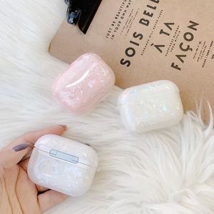 Funda Protectora con Diseño de Concha para <span class=keywords><strong>AirPods3</strong></span>, Colgante de Perlas, Apta para iPhone Pro3, Funda Protectora para Auriculares Bluetooth, TPU - Product Image 5