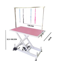 Table de toilettage pour animaux de compagnie, table élévatrice à ciseaux électriques, plateforme de levage robuste à hauteur réglable