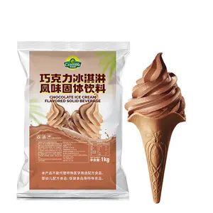 Czseattle cung cấp bán buôn sô cô la bột kem cho trà bong bóng cửa hàng chuyên dụng mềm bột kem