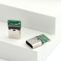24pin usb c connecteur femelle 2 * 12pin 6 type cores-c connecteur femelle avec conseil