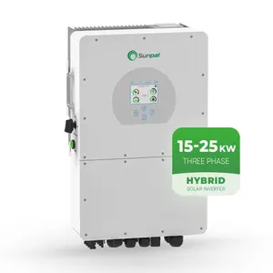 Deye Inverter surya Hybrid 20kVA pada Grid 3 fase Inverter tegangan tinggi dengan Transformer