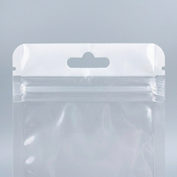 Sacs d'emballage en plastique brillant refermables avec logo, recyclables, en gros, pour coques de téléphone, écouteurs, ordinateurs