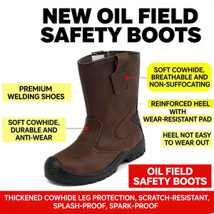 Bottes de sécurité Wellington pour hommes, sur mesure, à embout d'acier, pour l'<span class=keywords><strong>hiver</strong></span>, en <span class=keywords><strong>liquidation</strong></span> - Product Image 4