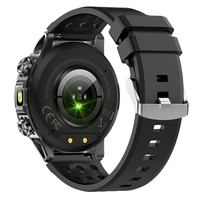 Montre connectée AK92 pour homme, écran 1,53 pouces, appels Bluetooth, batterie 800 mAh, étanchéité IPX8, moniteur de fréquence cardiaque, SpO2, tension artérielle, suivi d'activité physique, directement de l'usine