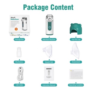 Fitconn người lớn trẻ em hen suyễn Ống hít nebulizador máy hộ gia đình xách tay siêu âm lưới Máy phun sương - Product Image 5