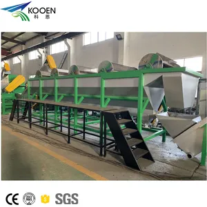 Plastic Recycling Plant Pet Bottle Plastic Washing System Hot Sale Automatic Bucket Basket Rigid Plastic Recycling Line