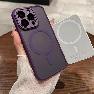 2025 da sang trọng cảm ứng Matte HD Máy ảnh ống kính bảo vệ di động thông minh PC trường hợp điện thoại cho Iphone 17 16 15 14 13 12 Pro Max điện thoại trường hợp - Product Image 4