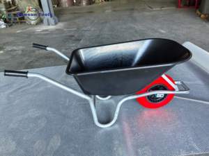 निर्माता उद्यान उपकरण wb6414 हाथ बैरो कार्ट फार्म व्हीलबारो और यूरोपे बाजार के लिए प्लास्टिक टब के साथ - Product Image 1