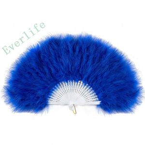 <b>Personalised</b> Elegant <b>Fan</b> Hand Stage Performance Feather Multi-Color Custom Folding Hand <b>Fan</b> - Product Image 3