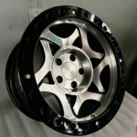 Jantes tout-terrain forgées sur mesure Beadlock 16x8 ET-20 17X9 6x139.7 5x127 compatibles avec Y60 Y61 Jeep 4x4 Truck, en alliage d'aluminium
