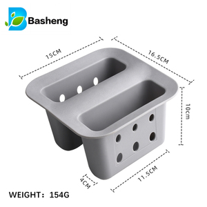 <span class=keywords><strong>Panier</strong></span> de rangement de cuisine Évier de vidange <span class=keywords><strong>Panier</strong></span> de rangement suspendu Éponge de nettoyage Support d'égouttage Évier Drains Outil de rangement - Product Image 2