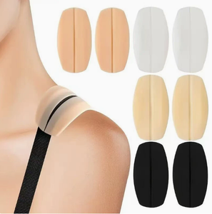 Almohadilla invisible de silicona antideslizante para hombros, cojín estabilizador de tirantes de sujetador sin marcas, anticaída para ropa interior - Product Image 1