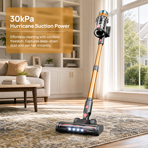Aspirateur à main sans fil PV22, aspiration 30 kPa, moteur sans balais 400 W, réservoir de poussière 1,2 L, autonomie 40 min, léger et multi-buses - Product Image 3