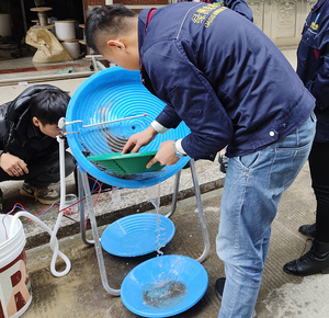 Máy Tách Turbo Mini Nhỏ Gọn Tiện Dụng Máy Giặt Xoay Thiết Bị Khai Thác Máy Đào Vàng Xoắn Ốc Tự Động - Product Image 5