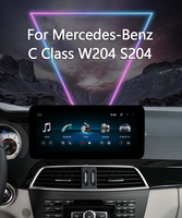 LHD RHD 8.8 inci GPS 64GB Dashboard Digital Mobil untuk Pemutar Radio Multimedia Mercedes-Benz C-Class W204 Wireless CarPlay Auto