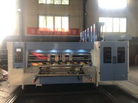 Máquina Impresora Flexográfica de Velocidad Media Totalmente Automática, Ranuradora y Troqueladora para la Fabricación de Cajas de Cartón Corrugado