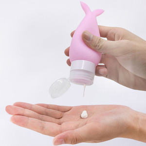 Best-Selling 45ML 90ML Mermaid Shaped Silicone <b>Squeeze</b> <b>Bottle</b> High Quality Silicone Shampoo <b>Bottle</b> Promotional Business Gifts - Product Image 2
