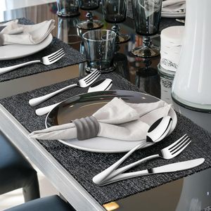 Cubiertos Modernos de Acero Inoxidable a Bajo Precio, Juego de Cubiertos con Cucharas, Tenedores y Cuchillos para Fiestas y el Hogar - Product Image 4