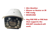 YUNTUO OEM accessoires de Surveillance boîtier de caméra de sécurité avec lumière IR POE prêt boîtier de caméra pour la reconnaissance Licesen