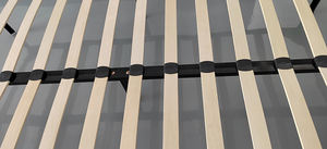 <span class=keywords><strong>200x200</strong></span> Cadre de lit à <span class=keywords><strong>lattes</strong></span> en métal en fer king Taille unique Paquet plat Installation facile Base de matelas - Product Image 4