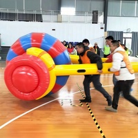 Vente directe du fabricant : Combo gonflable à roulement, boule à roulement avant, accessoire pour événements sportifs, installations de divertissement aquatique